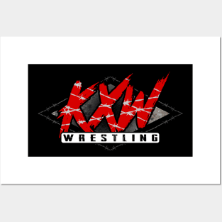 KXW Wrestling Logo Posters and Art